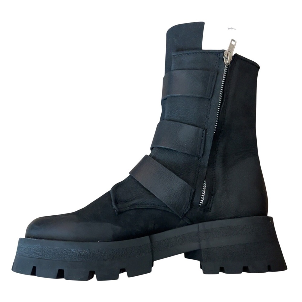 STEVE MADDEN "Roland" Triple Buckle Combat Boots | EXCELLENT CONDITION | SZ: 9.5 - Picture 8 of 11